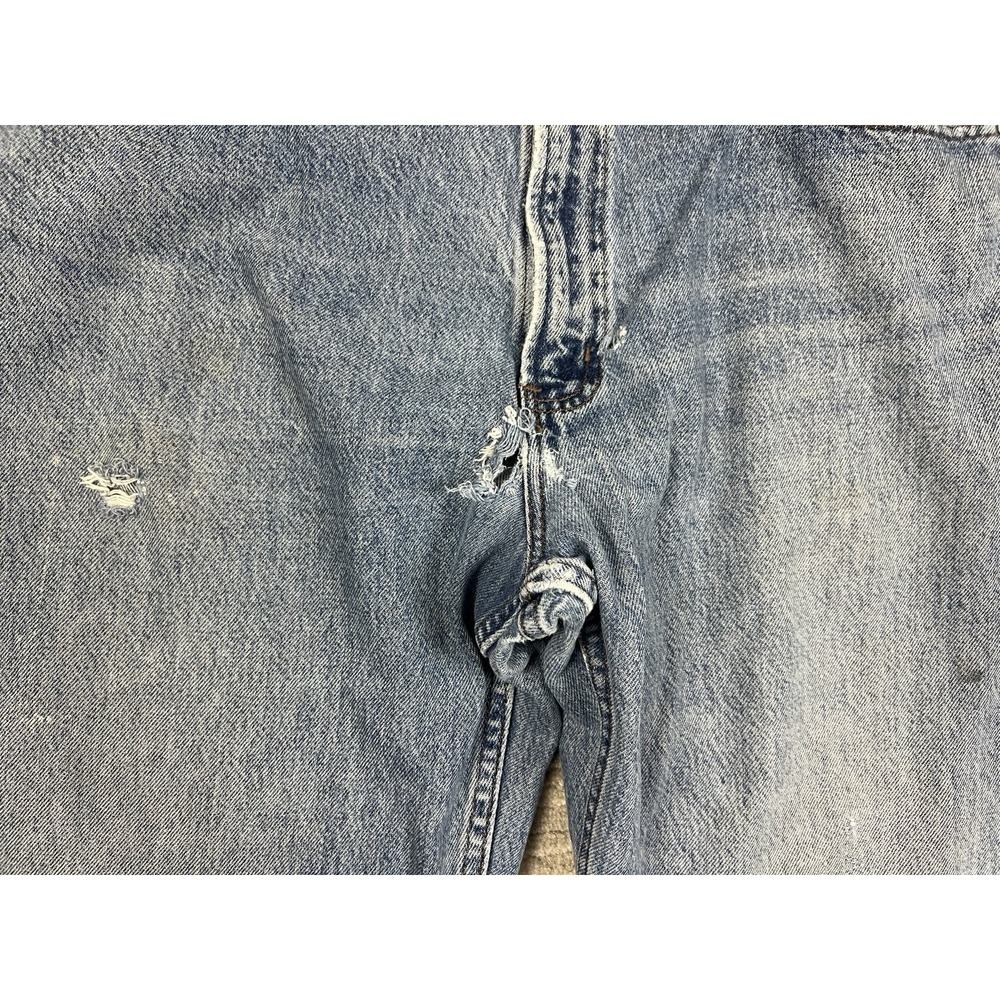 Harley‎ Davidson Jeans Mens 36x32 Blue Denim Destroyed Distressed - Picture 7 of 16